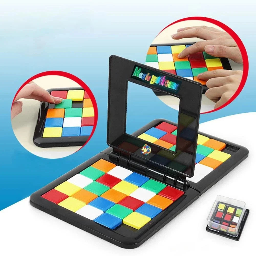 Kids Square Colour-Pattern Battle Race Game (Brain Development Game)