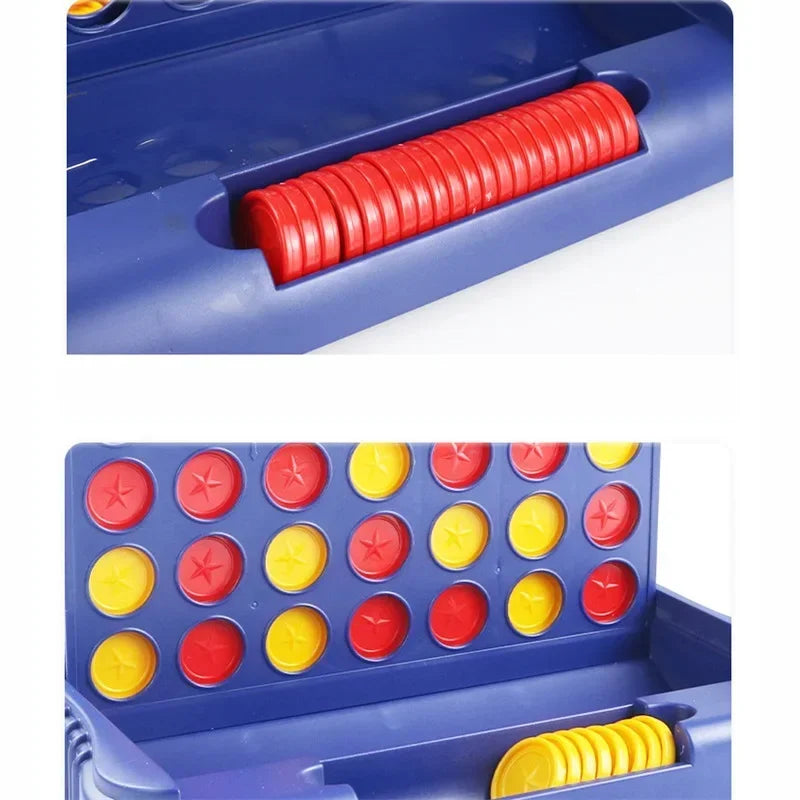 Foldable Connect 4 In A Line Board Game | Children Thinking Training Puzzle Toy
