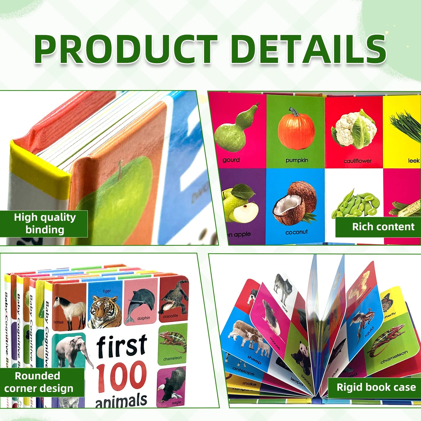 Preschool English Learning Books | Improves Children's Identification Skills
