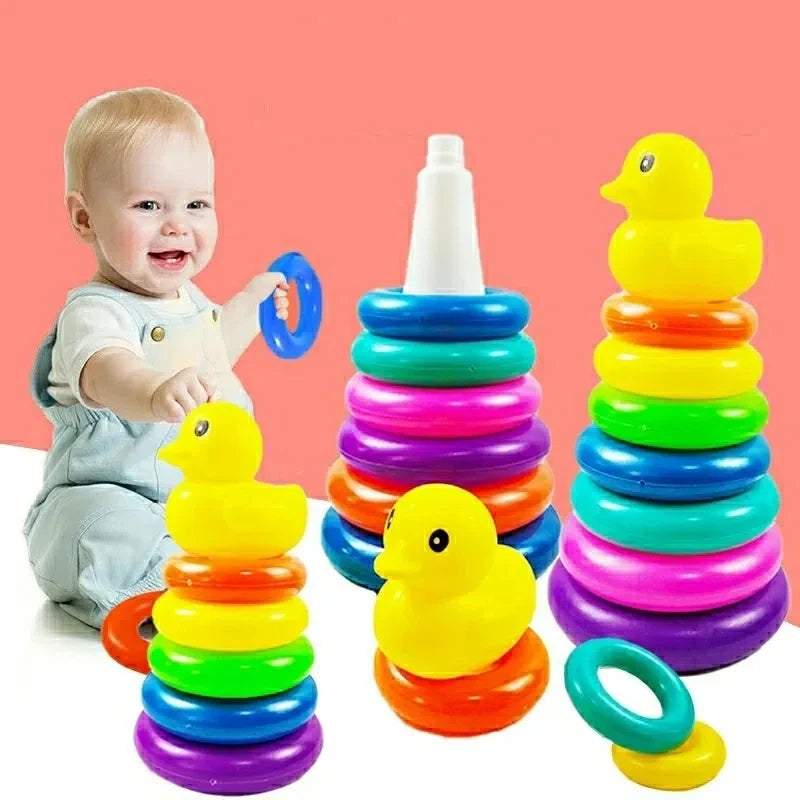 Rainbow Stacking Baby Toys | Early Education Learning toys