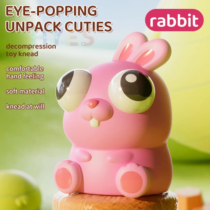Eye-Popping Squshy Animal Toys (Stress Relief for Kids and Adult Success)
