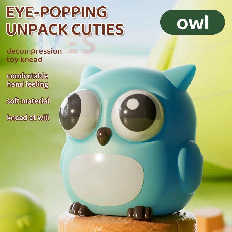 Eye-Popping Squshy Animal Toys (Stress Relief for Kids and Adult Success)