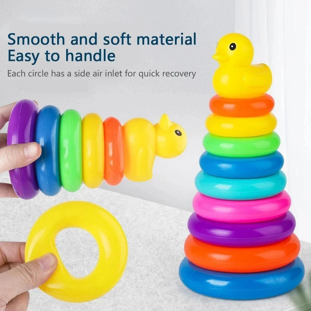 Rainbow Stacking Baby Toys | Early Education Learning toys