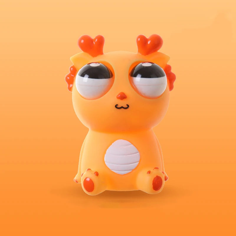 Eye-Popping Squshy Dragon Toy | Stress Relief for Kids and Adults