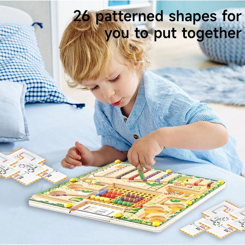 Patterns recognition Magnetic Kids Toy (Early Educational and Fine Motor Toy)