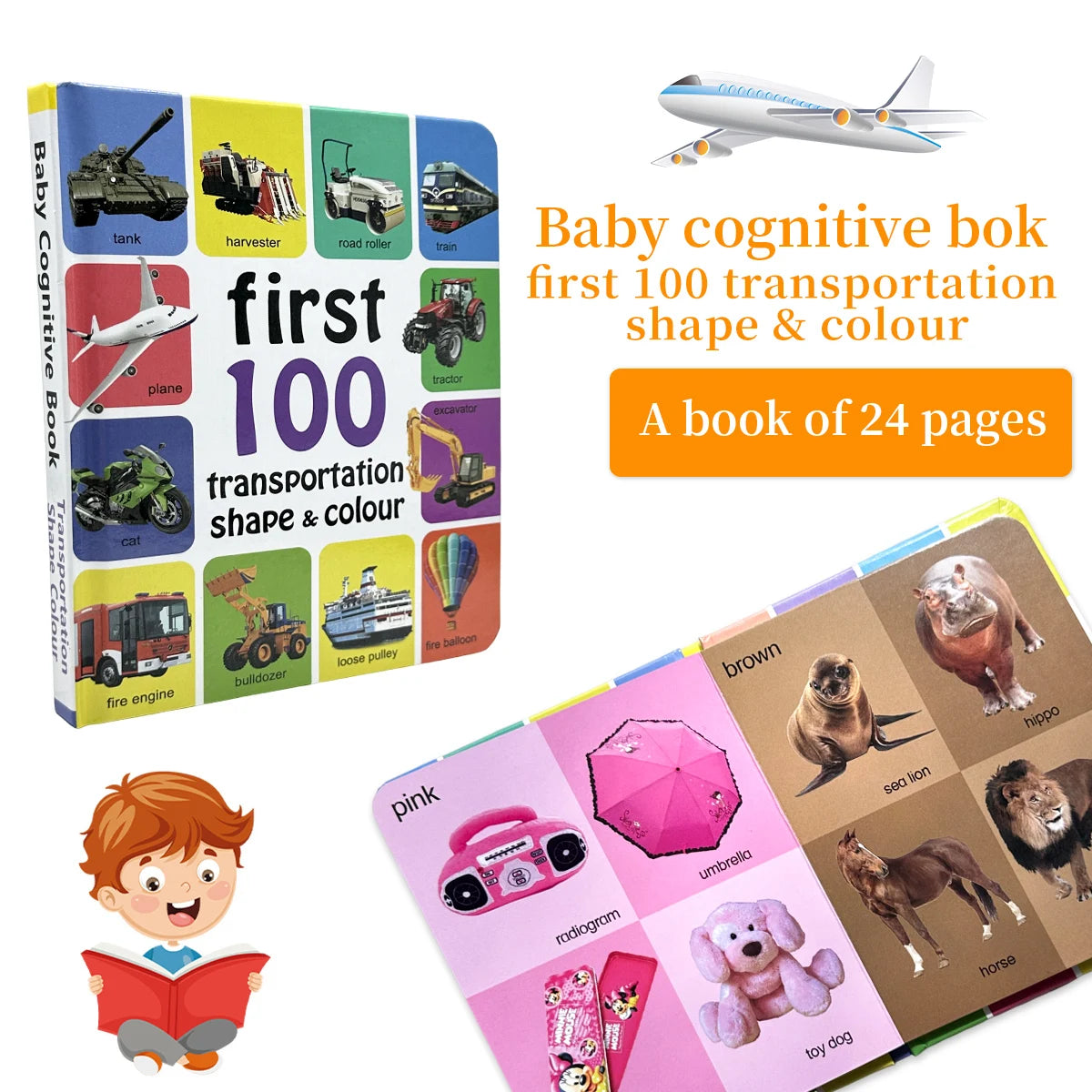Preschool English Learning Books | Improves Children's Identification Skills