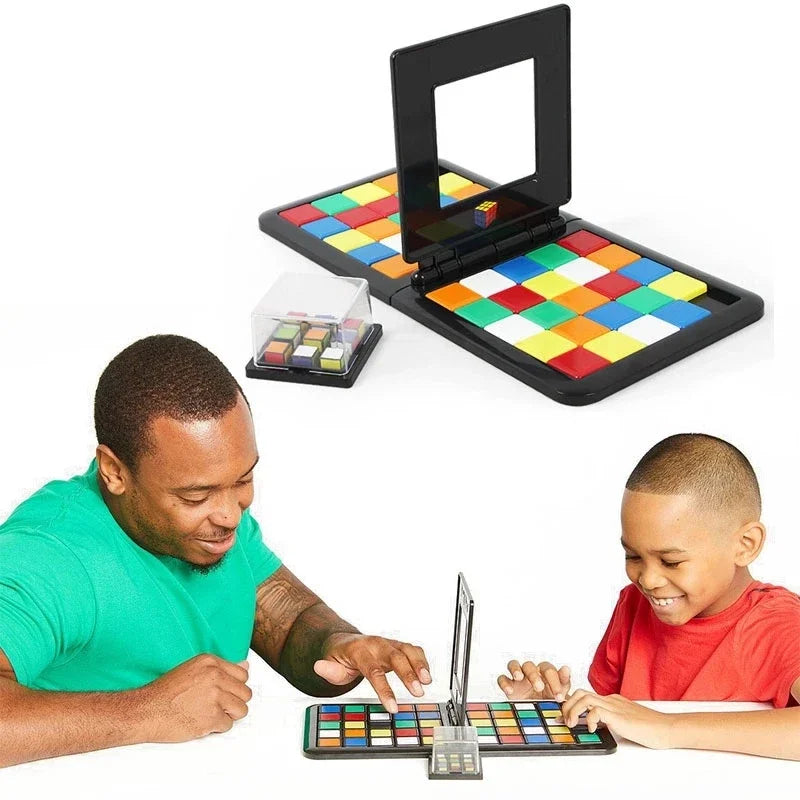 Kids Square Colour-Pattern Battle Race Game (Brain Development Game)