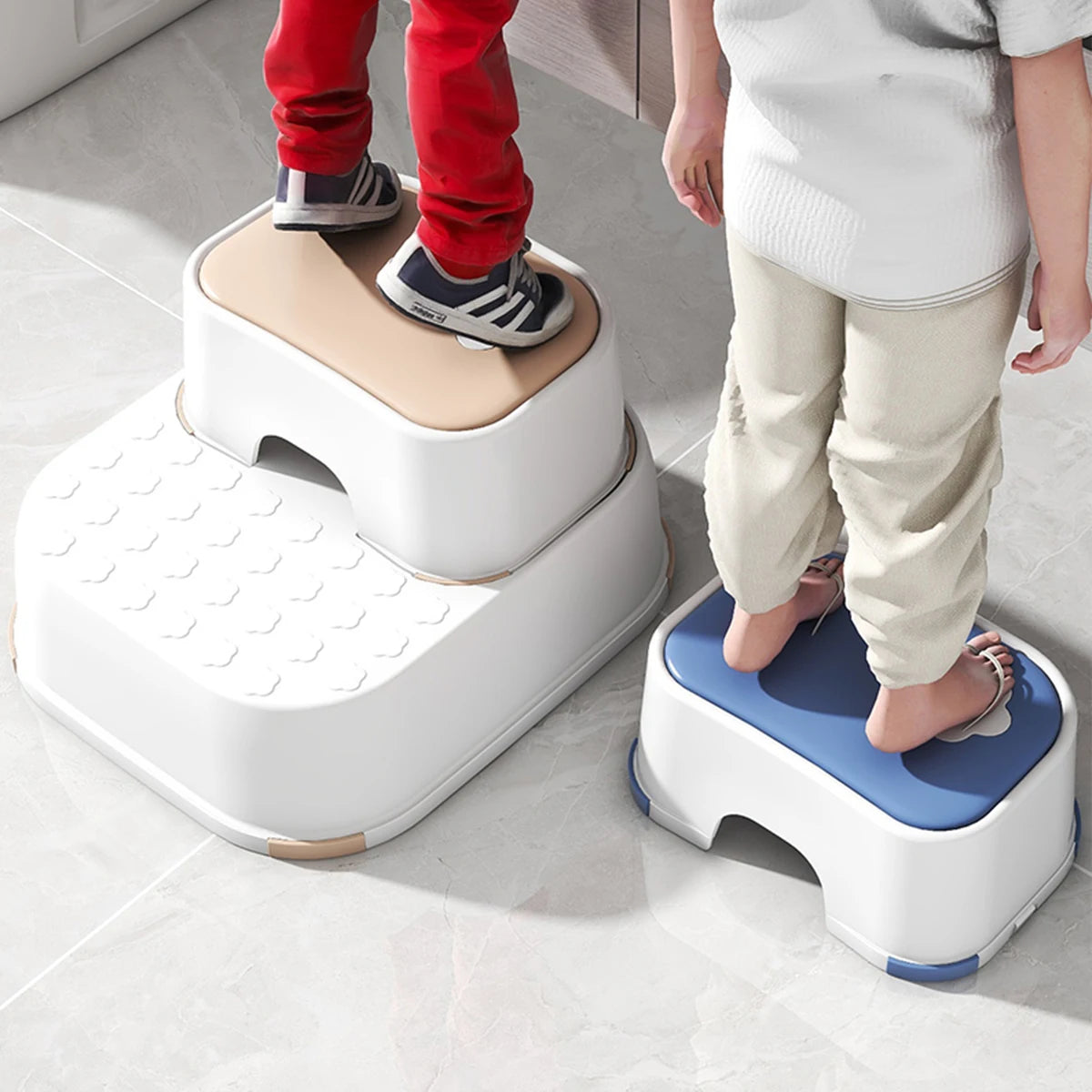 Kids Step Stool With Non-Slip Pads | Living Room Children Furniture