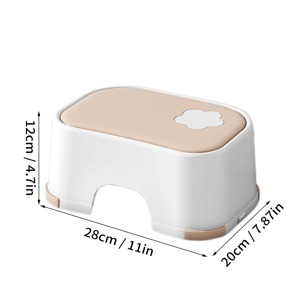 Kids Step Stool With Non-Slip Pads | Living Room Children Furniture