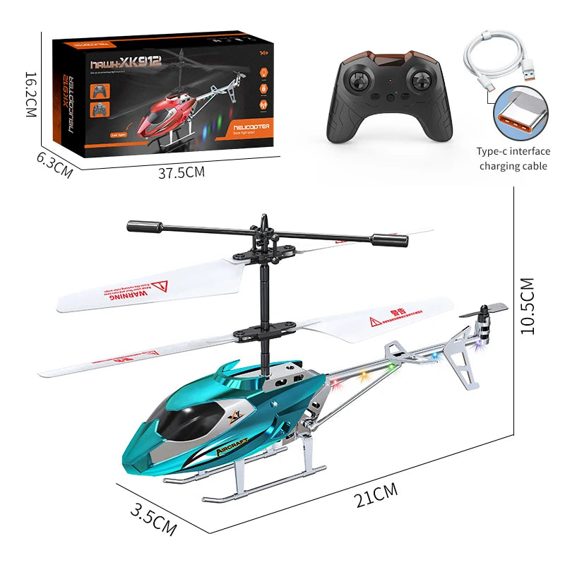 2.4GHZ 3.5 Channel Air Pressure RC Helicopter Toy