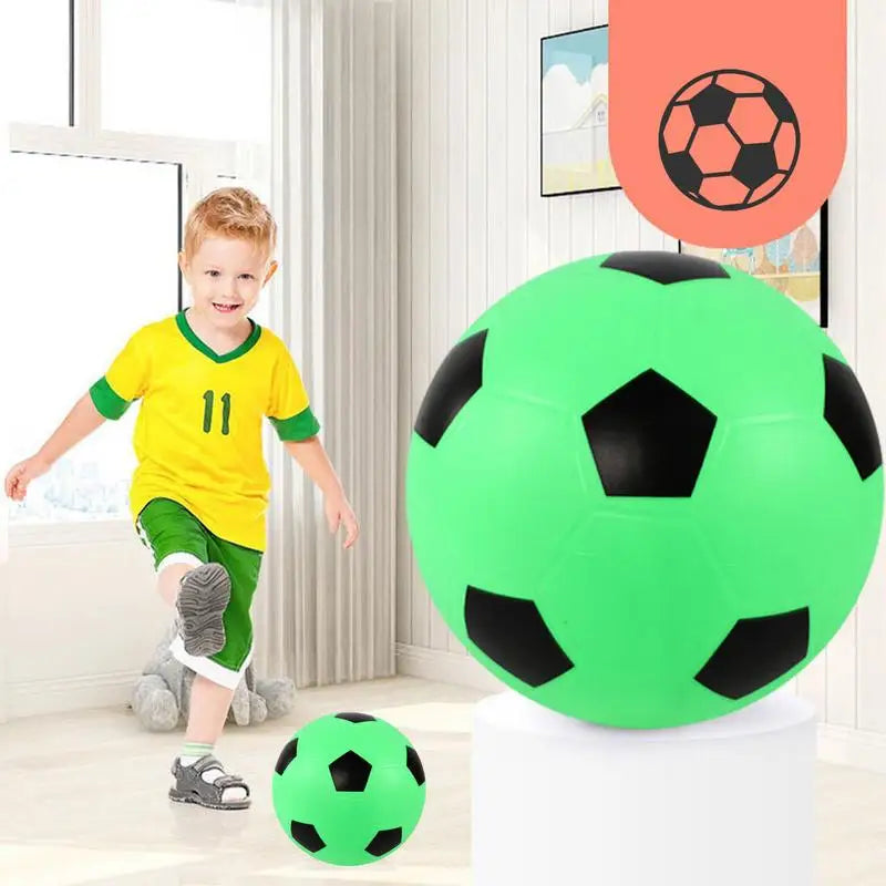 Rubber Squeezable Bouncing Soccer Ball | For Kids and Adults