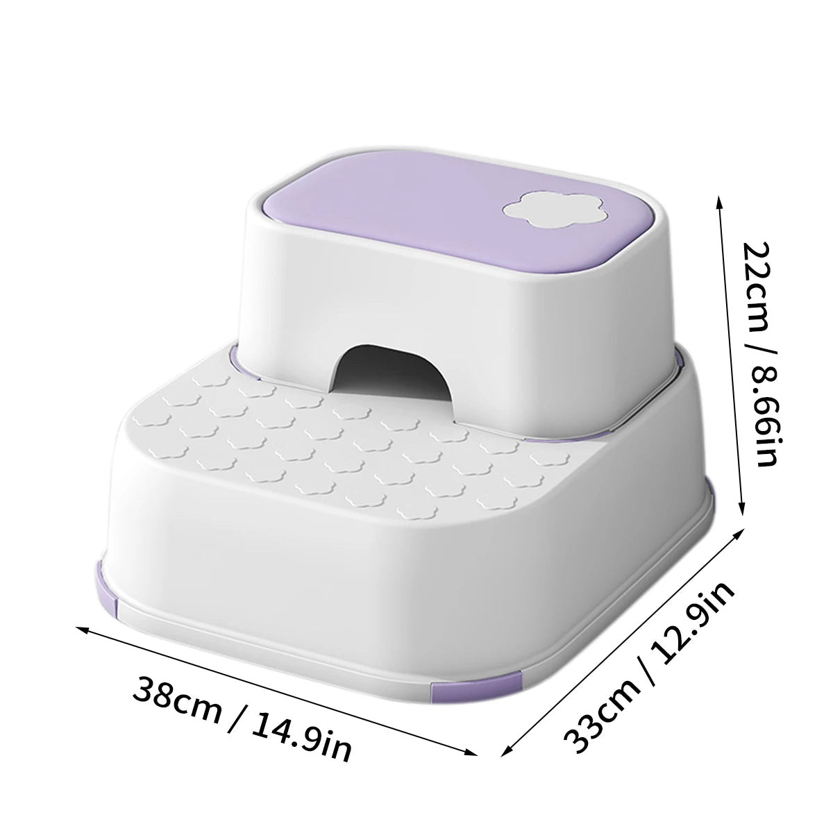 Kids Step Stool With Non-Slip Pads | Living Room Children Furniture
