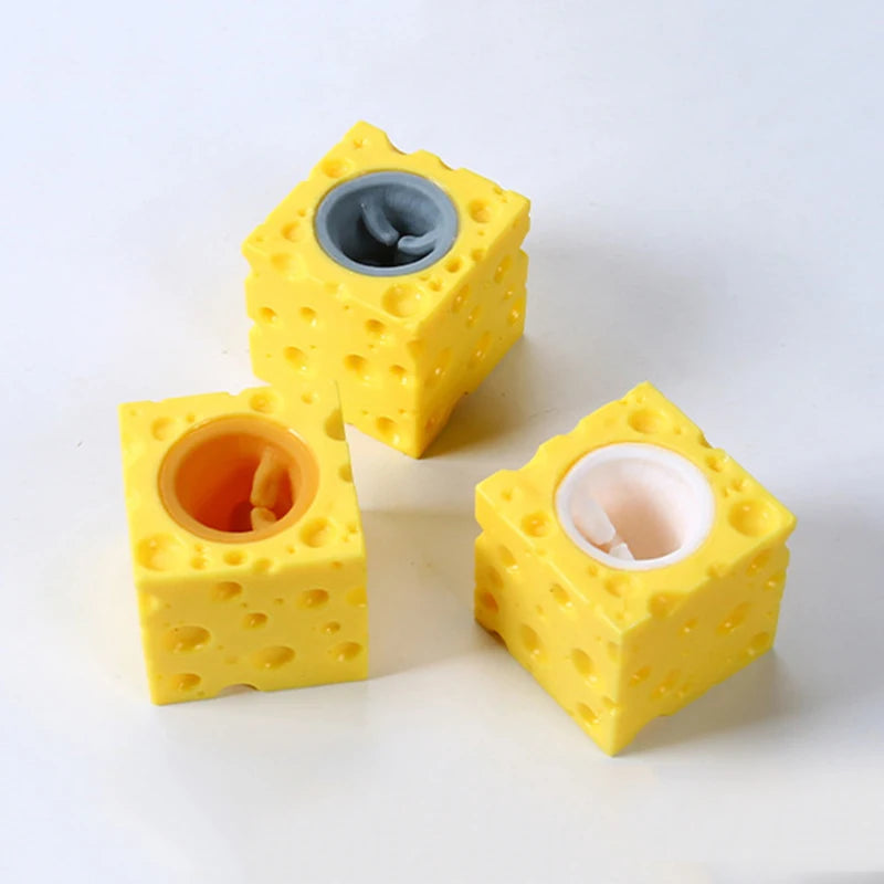Cheese Mouse Pop-Up Toy | Stress Relief for Kids and Adult