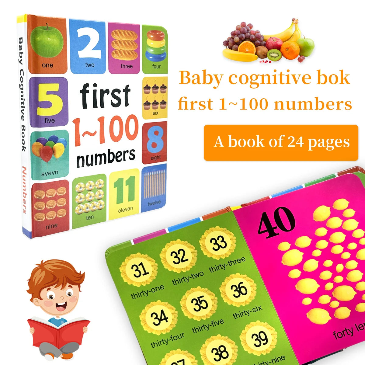 Preschool English Learning Books | Improves Children's Identification Skills