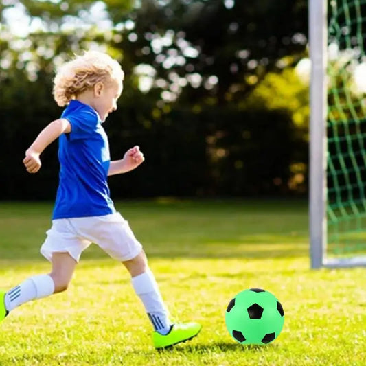 Rubber Squeezable Bouncing Soccer Ball | For Kids and Adults