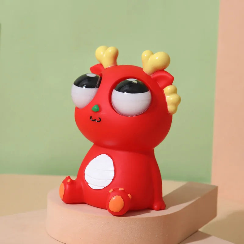 Eye-Popping Squshy Dragon Toy | Stress Relief for Kids and Adults