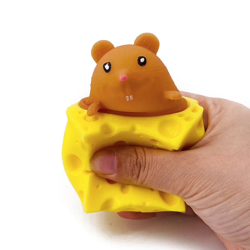 Cheese Mouse Pop-Up Toy | Stress Relief for Kids and Adult