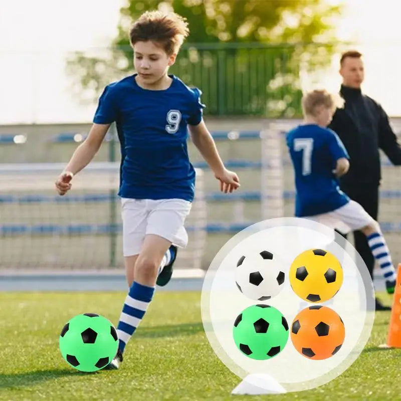 Rubber Squeezable Bouncing Soccer Ball | For Kids and Adults