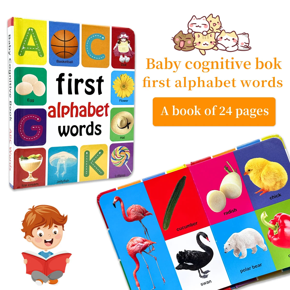 Preschool English Learning Books | Improves Children's Identification Skills
