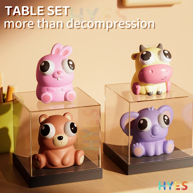 Eye-Popping Squshy Animal Toys (Stress Relief for Kids and Adult Success)