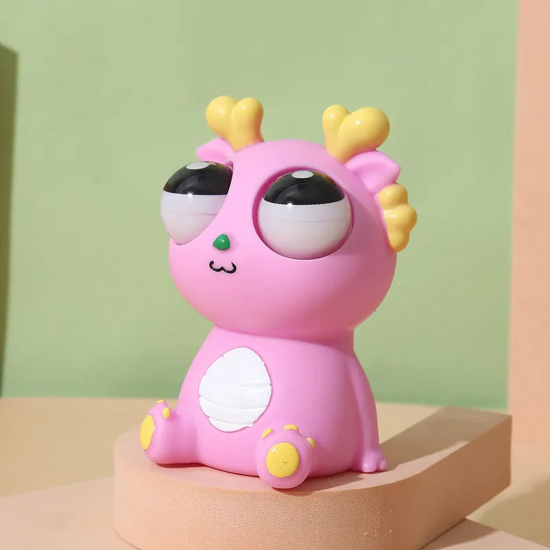 Eye-Popping Squshy Dragon Toy | Stress Relief for Kids and Adults
