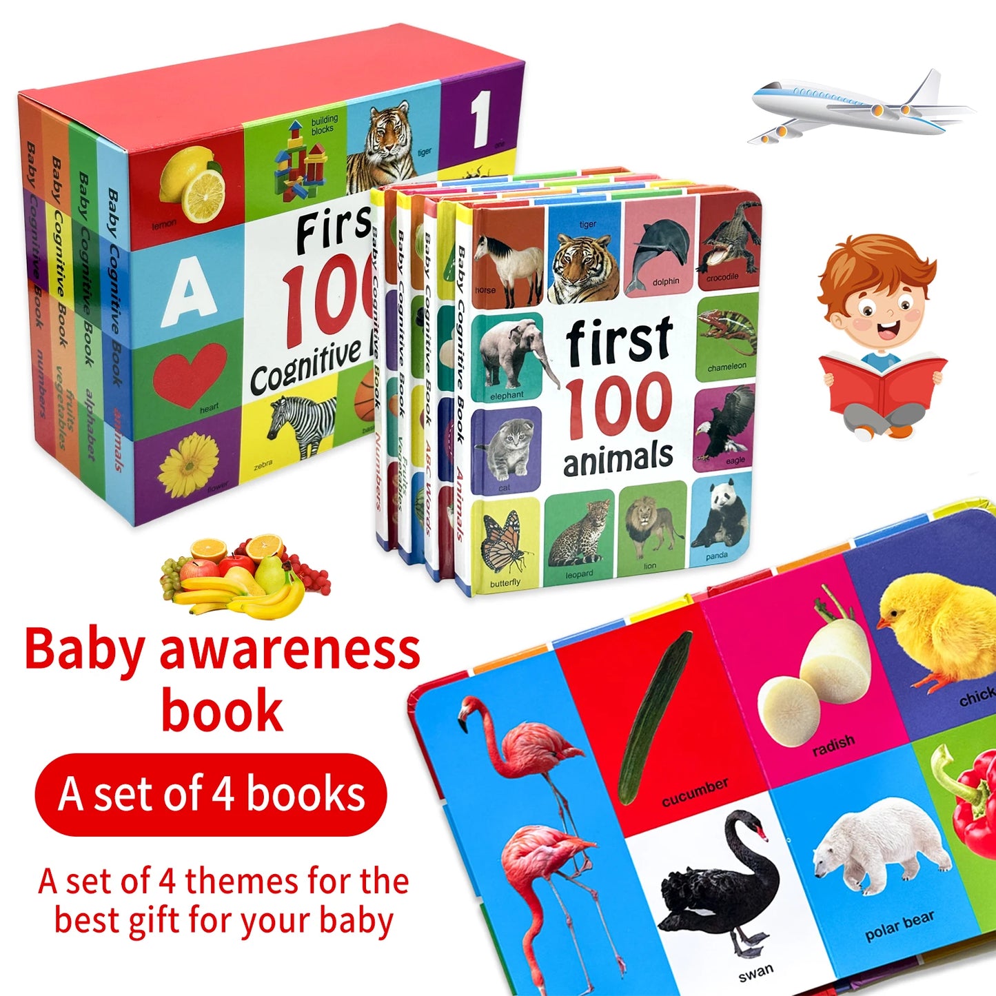 Preschool English Learning Books | Improves Children's Identification Skills