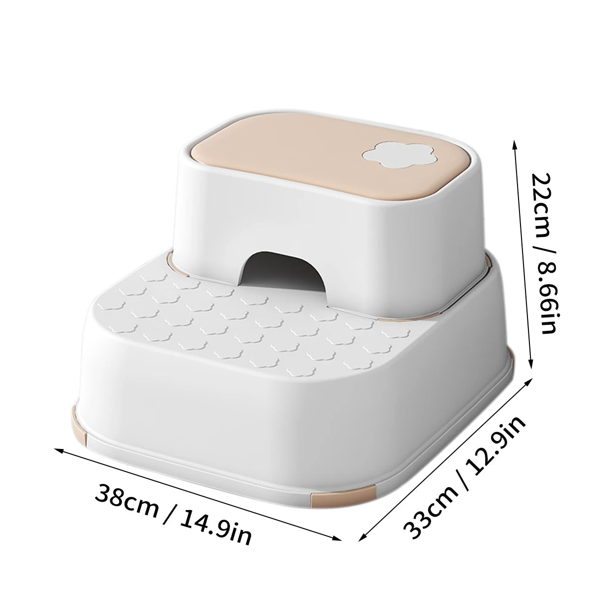 Kids Step Stool With Non-Slip Pads | Living Room Children Furniture