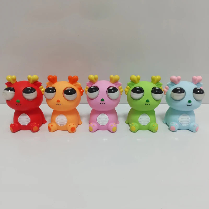 Eye-Popping Squshy Dragon Toy | Stress Relief for Kids and Adults