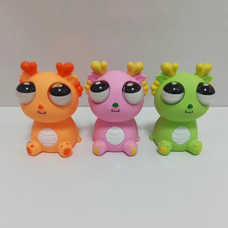 Eye-Popping Squshy Dragon Toy | Stress Relief for Kids and Adults