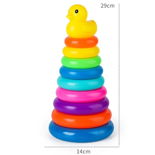 Rainbow Stacking Baby Toys | Early Education Learning toys