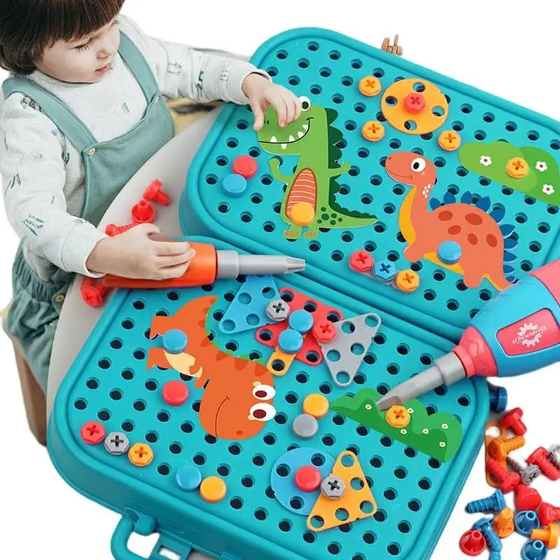 Building Toy Set with Electric Drill | Educational and Creative Toy