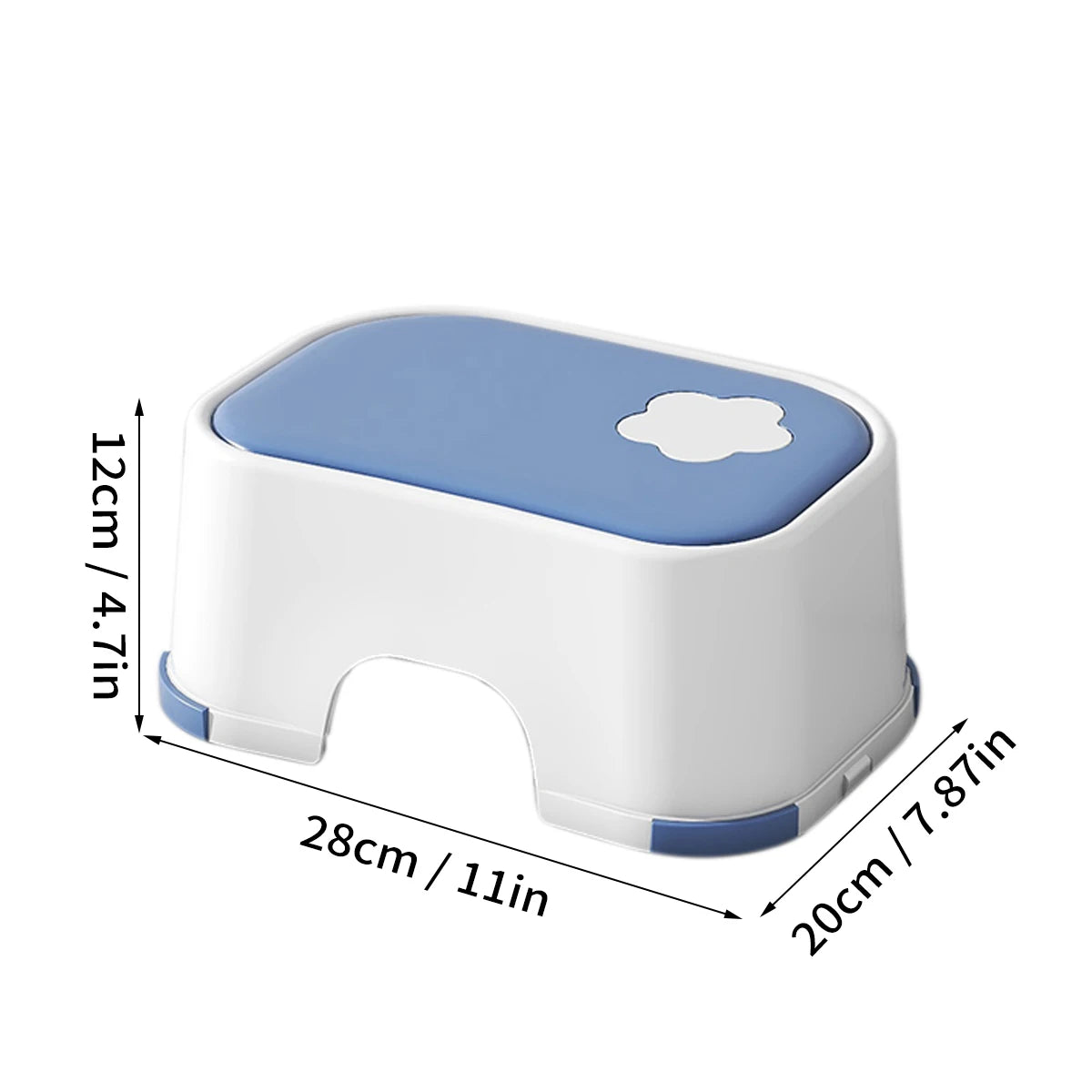 Kids Step Stool With Non-Slip Pads | Living Room Children Furniture