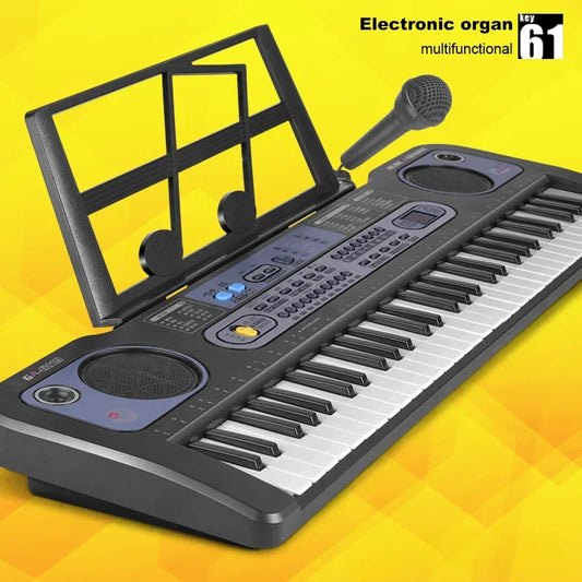 Electronic Music Keyboard with Microphone (Musical improvement Toy for Kids)