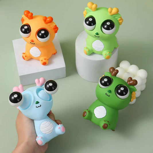 Eye-Popping Squshy Dragon Toy | Stress Relief for Kids and Adults