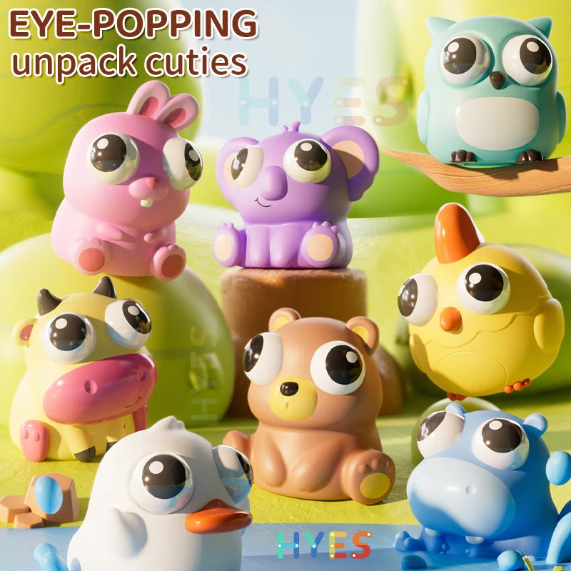 Eye-Popping Squshy Animal Toys (Stress Relief for Kids and Adult Success)