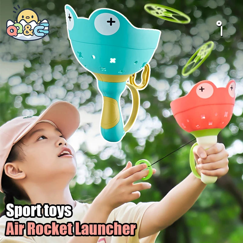 Air Disc Launcher Outdoor Toy | Kid Jump Sport Game
