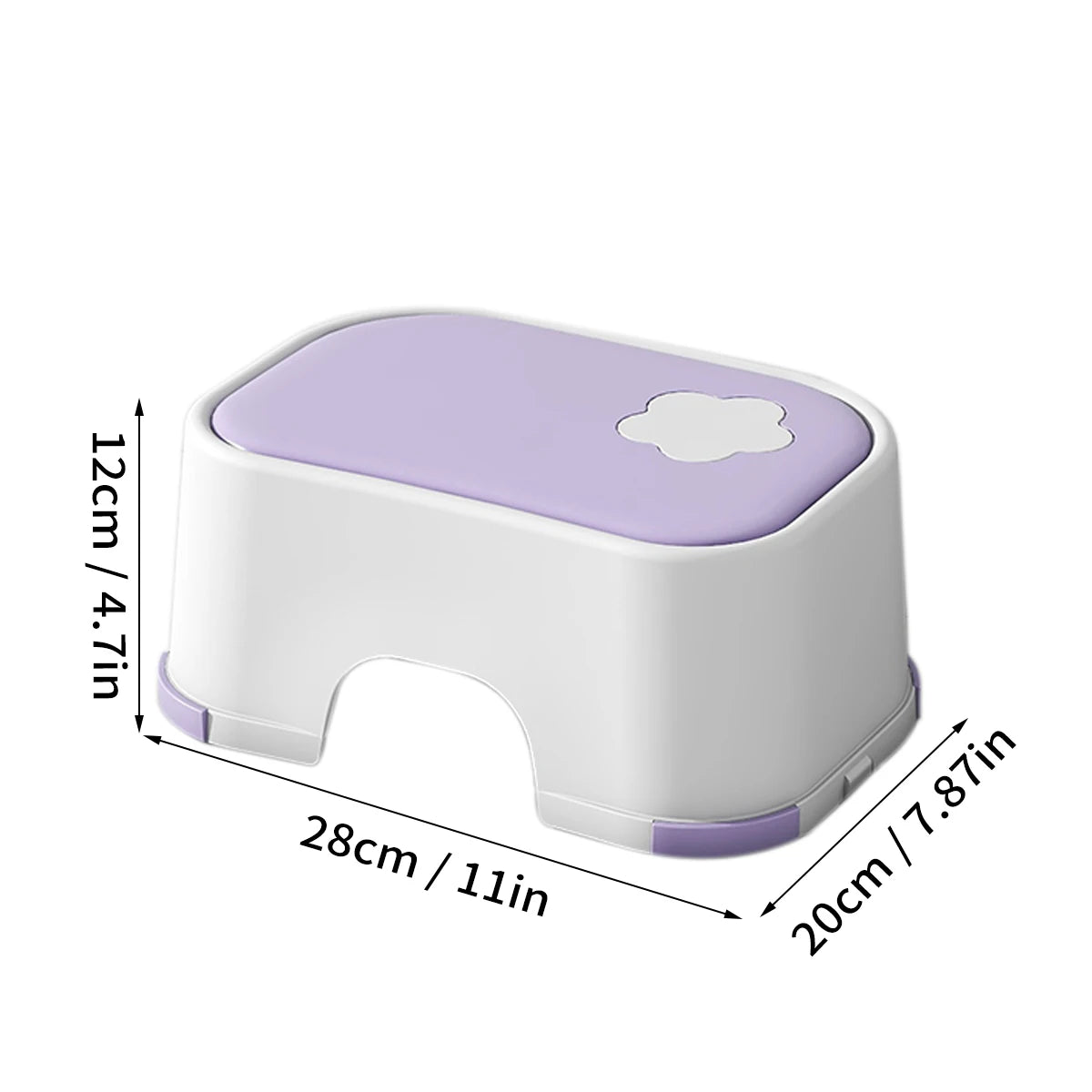 Kids Step Stool With Non-Slip Pads | Living Room Children Furniture