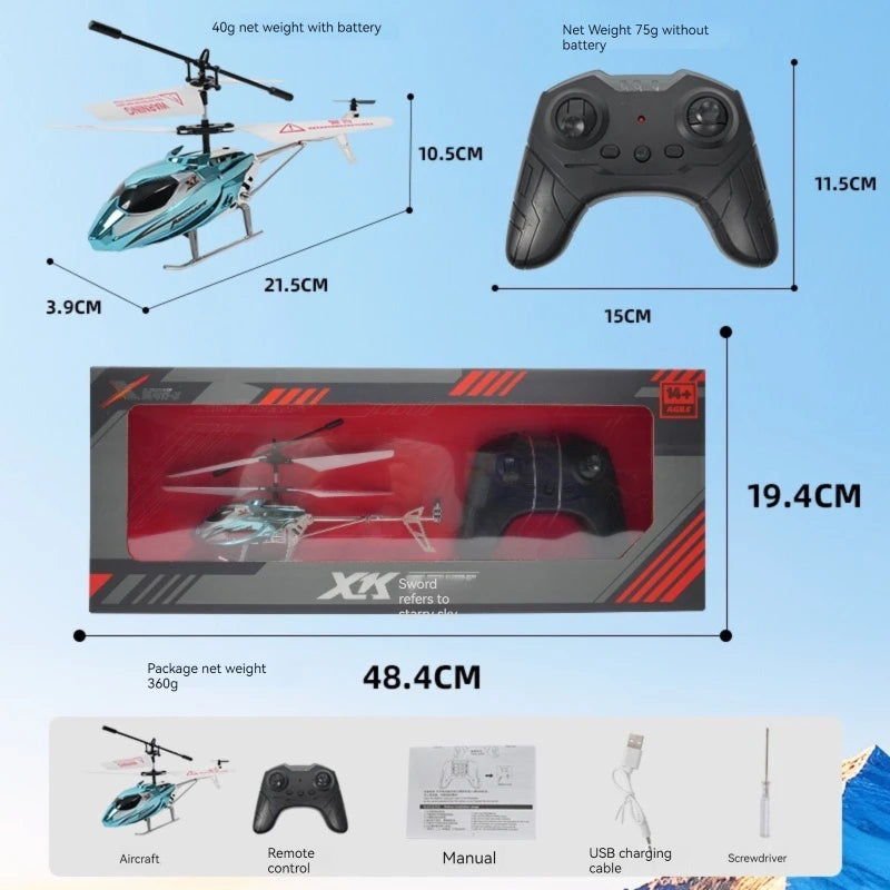 2.4GHZ 3.5 Channel Air Pressure RC Helicopter Toy