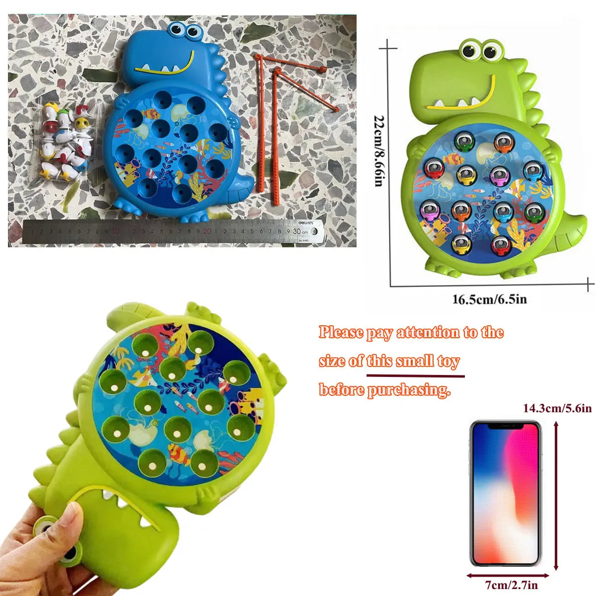Magnetic Fishing Dinosaur Toy | Interactive toy